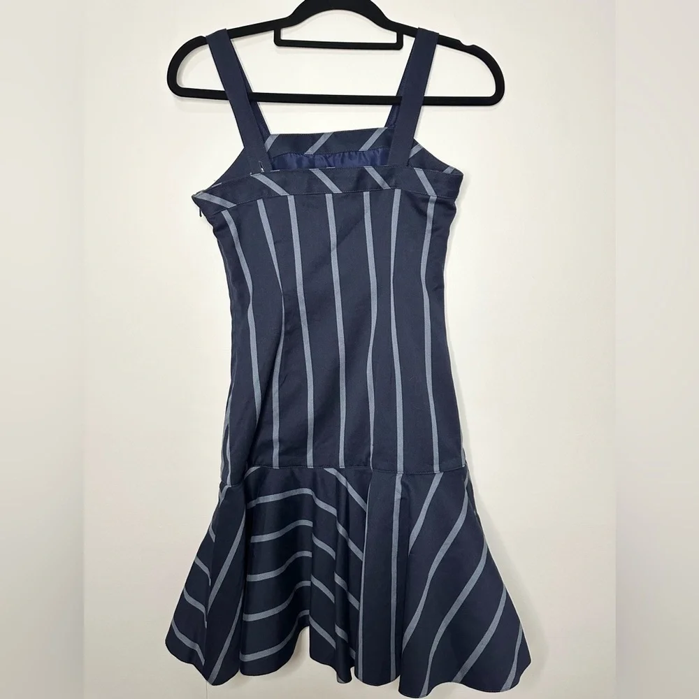 Ralph Lauren Girls Stripe Navy Dress 12
